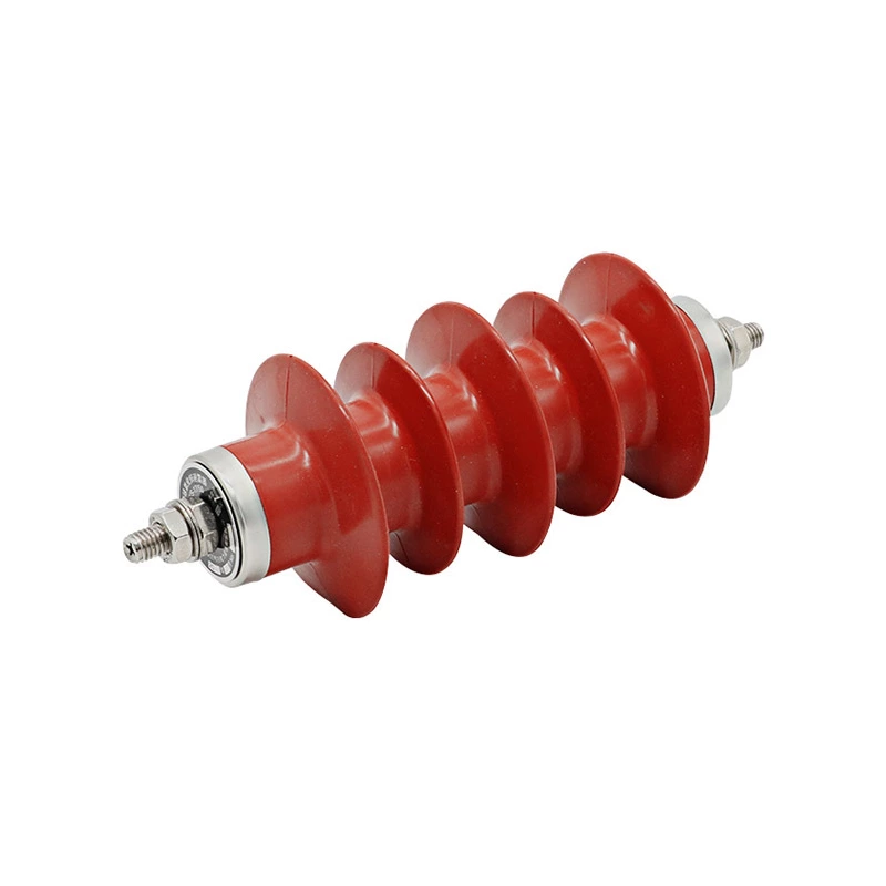 Penahan Seng Oksida Tegangan Tinggi Luar Ruangan 10kv Hy5ws-17/50 Selongsong Isolasi Komposit Jenis Distribusi